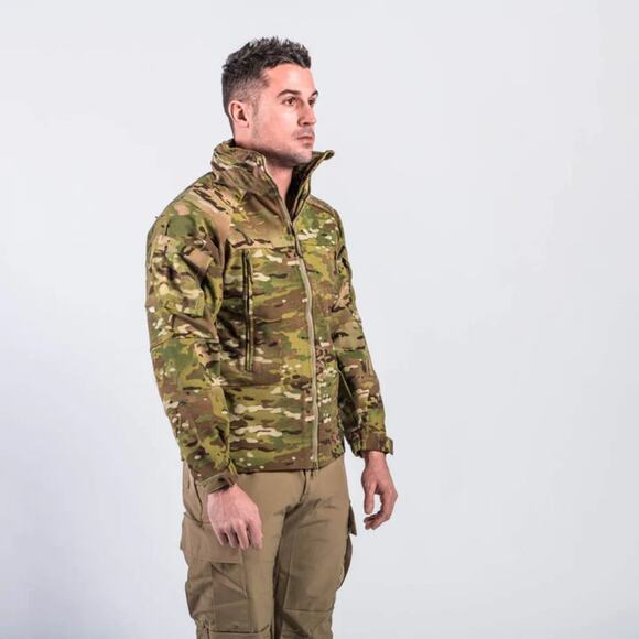 NWT OTTE GEAR Alpine Jacket SIZE S Camo Tactical Hunting Hooded Shell Coat NEW - Picture 1 of 15